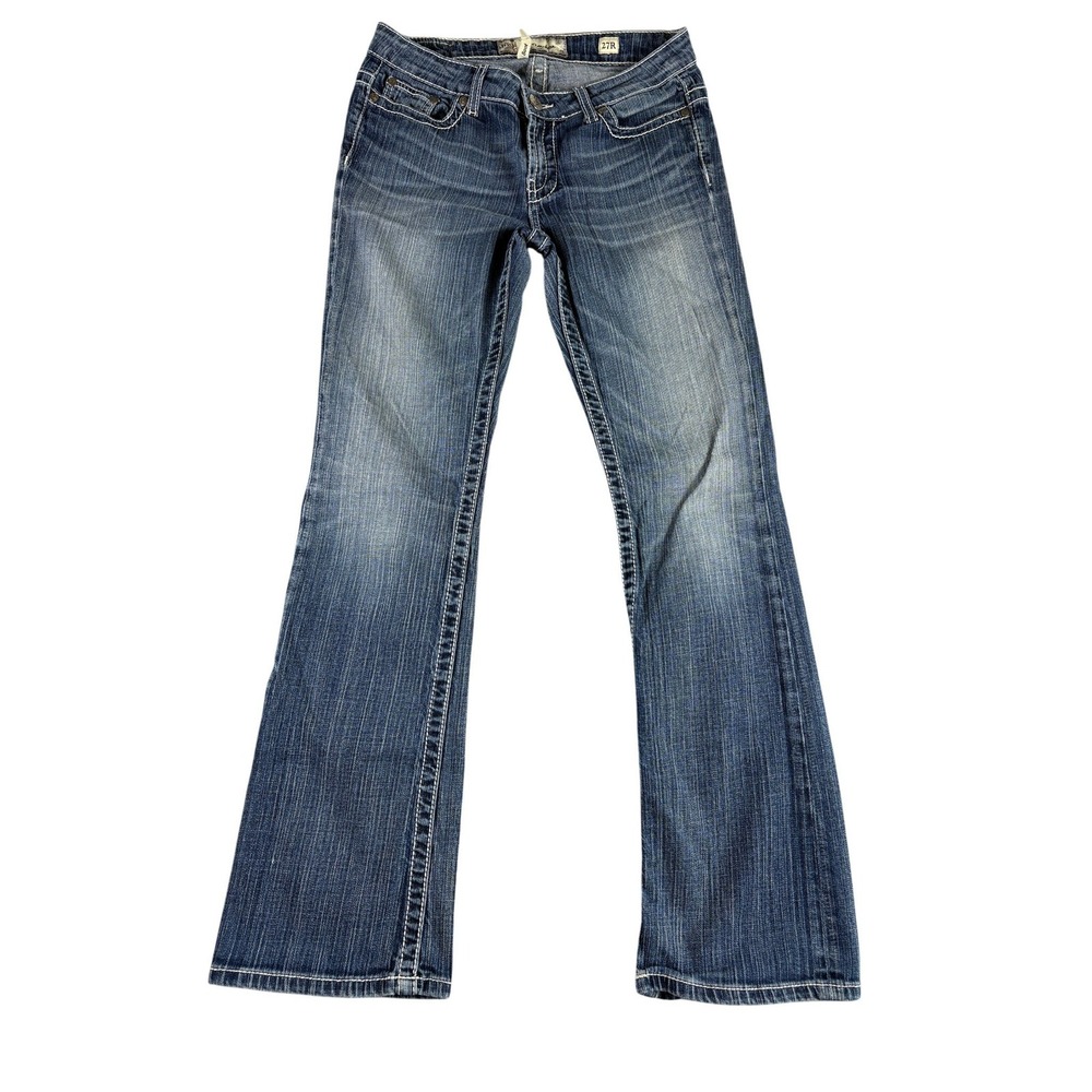 BKE Payton Bootcut Jeans Womens 27R Blue Denim Medium Wash Y2K Mid Rise Premium